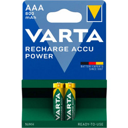 Varta Rechargeable Accu AAA 800mAh 2τμχ