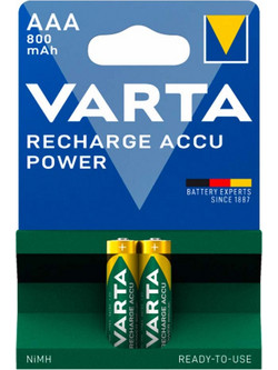 Varta Rechargeable Accu AAA 800mAh 2τμχ