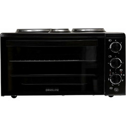 Davoline Star 4508BL Ηλεκτρικό Φουρνάκι 38lt με 3 Εστίες και Grill