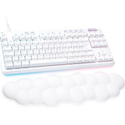 Logitech G713 TKL Μηχανικό Gaming Πληκτρολόγιο TenKeyLess με GX Brown Διακόπτες RGB White
