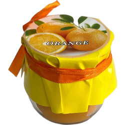 Αρωματικό κερί σε βαζάκι γυάλινο Orange 5x6cm ΚΩΔ.05-950-2878