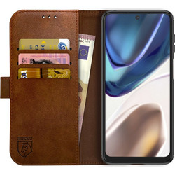 Rosso Element Wallet Θήκη Καφέ (Motorola Moto G42)