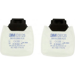 3M Secure Click D3125 P2 Φίλτρο Σωματιδίων (ζεύγος)