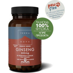 TerraNova Ginseng Chinese Red 500mg 50 Κάψουλες