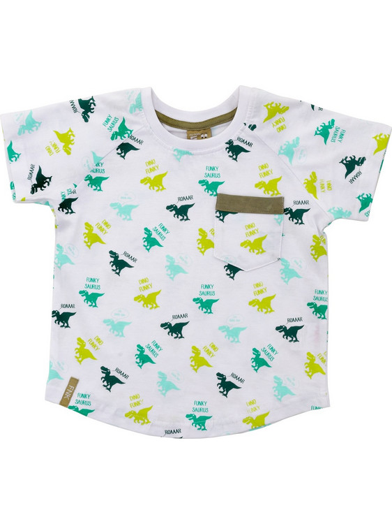 Funky Παιδικό T-Shirt Κοντομάνικο Λευκό 122-305108-1