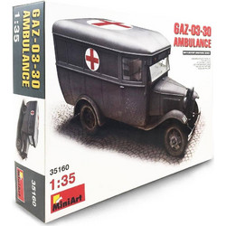 MiniArt GAZ-03-30 Ambulance Συναρμολογούμενο Πλαστικό Μοντέλο Αυτοκίνητου 1:35
