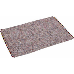 Σουπλά ροζ με πον-πον από PVC 45 x 30 εκατ