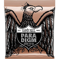 Ernie Ball 2080 Σετ 6 Χορδές Ακουστικής Κιθάρας Phosphor Bronze 10-50" Extra Light Tension