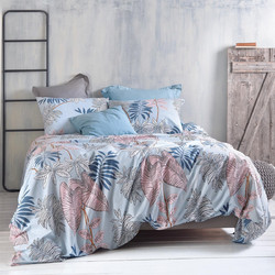 Rythmos Σετ Σεντόνια King Size Βαμβακοσατέν 260x280 Next Solange Blue