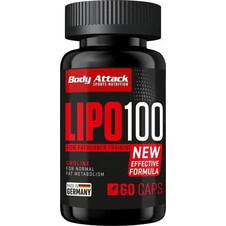 Body Attack Lipo 100 Θερμογεννετικός Λιποδιαλύτης 60 Κάψουλες