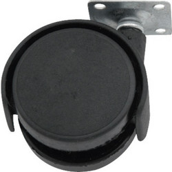 Import Hellas G026 Ρόδα Περιστρεφόμενη Επίπλων Μαύρη 50mm