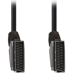 Nedis Cvgt31000bk50 Scart Cable Scart Male - Scart Male 5.0m Black