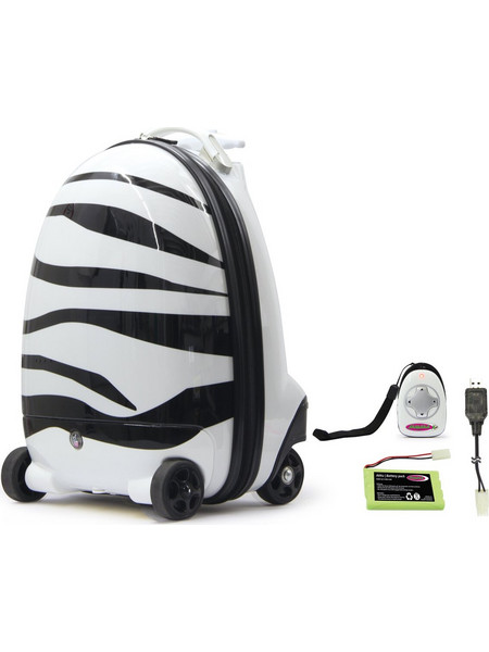 Jamara Zebra 460221 Παιδική Βαλίτσα Καμπίνας 42.2x31.2x25cm με 4 Ρόδες Μαύρη