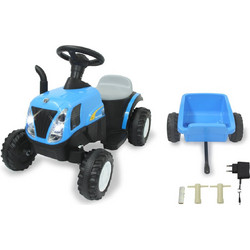 Jamara New Holland Ηλεκτροκίνητο Παιδικό Τρακτέρ 6V με Καρότσα Μπλε