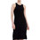 Funky Buddha Mini Καλοκαιρινό Καθημερινό Φόρεμα Μαύρο FBL005-101-13