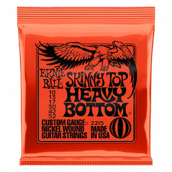 Ernie Ball 2215 Σετ 6 Χορδές Ηλεκτρικής Κιθάρας Nickel Plated Steel 10-52" Hard Tension