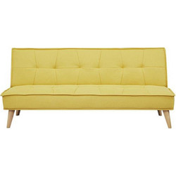 Nextdeco Tokyo Τριθέσιος Καναπές Κρεβάτι Κίτρινος 82x181x91cm 18900-03