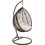 Pakoworld Zafer Κρεμαστή Κούνια Φωλιά Wicker Καφέ 135-000005