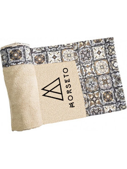 Morseto Luxury Square Πετσέτα Θαλάσσης Μπεζ 75x160cm