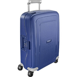 Samsonite S'Cure Βαλίτσα Καμπίνας 55x40x20cm με 4 Ρόδες Μπλε