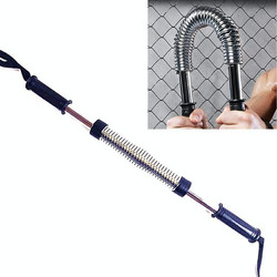 50kg Electroplating Spring Hand Grips Arm Strength Brawn Training Device (White) (OEM)