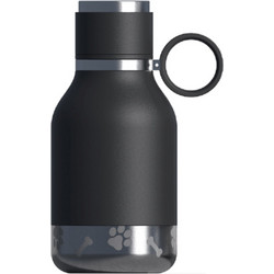 ASOBU Μπουκάλι Σκύλου με Ενσωματωμένο Μπολ 975ml Μαύρο