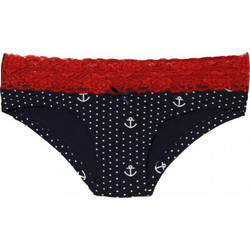 BOXER ΓΥΝΑΙΚΕΙΟ ΜΕ ΔΑΝΤΕΛΑ ΜΠΛΕ ΠΟΥΑ CH4962MPLP