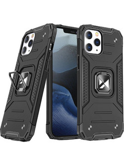 Wozinsky Ring Armor Back Cover Black (iPhone 14 Pro Max)