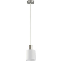 Home Lighting Κρεμαστό Φωτιστικό Οροφής Μονόφωτο E27 Λευκό SE21-NM-4-SH1 77-8414