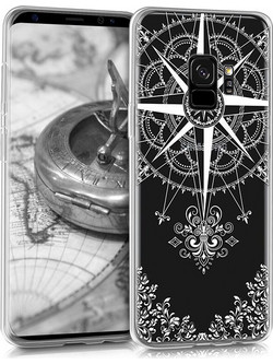 KW Θήκη Σιλικόνης Slim Fit Silicone Case (44092.02) Baroque Compass (Samsung Galaxy S9)