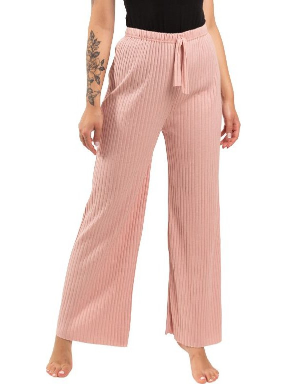 Ελαστική ριπ παντελόνα PA-010 Sand Pink