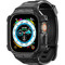 Spigen Rugged Armor Pro Λουράκι Σιλικόνης Black (Apple Watch Ultra 49mm)
