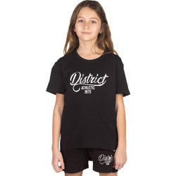District75 Παιδικό T-Shirt Κοντομάνικο Μαύρο 123KGSS-698-071