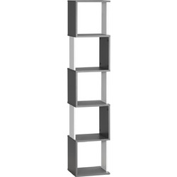 HOMCOM Βιβλιοθήκη 33x28x161cm 836-538MX