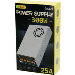 Τροφοδοτικό LED Andowl Q-A300 Ισχύος 300W 12V 25A Power Box
