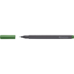 Faber Castell - Μαρκαδόρος Grip Finepen 0.4 mm Permanent Green Olive 151667