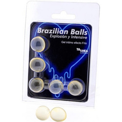 TALOKA Cold & VIbration Effect Brazilian Balls 5τμχ