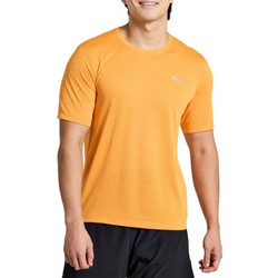 Saucony Stopwatch Ανδρικό Αθλητικό T-Shirt Κίτρινο SAM800278-MAH