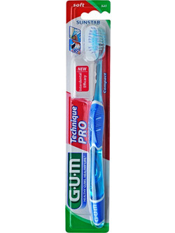 Gum 490 Technique Soft Full Οδοντόβουρτσα Μπλε