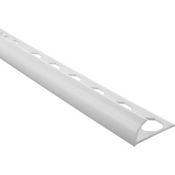 RAVENNA Προφίλ PVC Πλακιδίων Λευκό Οβαλ 10 mm Πολλαπλών Χρήσεων Say 103 270 cm