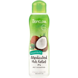 TROPICLEAN OATMEAL&TEA TREE ΣΑΜΠΟΥΑΝ ΒΡΩΜΗ&ΚΑΡΥΔΑ 355ML