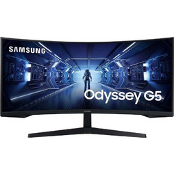 Samsung Odyssey G5 LC34G55TWWP Ultrawide VA HDR Curved Gaming Monitor 34" 3440x1440 QHD 165Hz 1ms