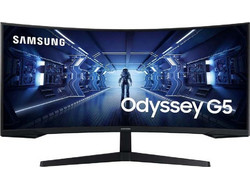 Samsung Odyssey G5 LC34G55TWWP Ultrawide VA HDR Curved Gaming Monitor 34" 3440x1440 QHD 165Hz 1ms