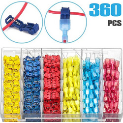 T-tap σύνδεσμοι καλωδίων Wire Crimp Terminal Connectors 360 τμχ