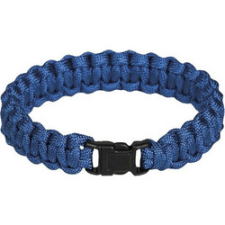 Mil-Tec 16370103 Paracord Bracelet 15mm (Blue)
