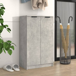 vidaXL Παπουτσοθήκη Ξύλινη Γκρι Μ59xΠ35xΥ100cm 811443