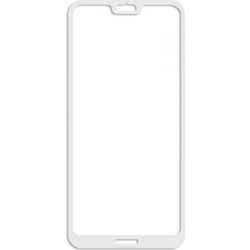 Full Face Tempered glass Box Για Huawei P20 Pro Άσπρο
