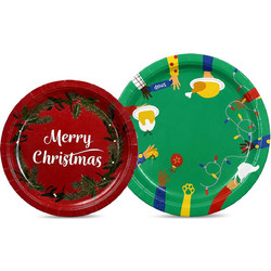 Χάρτινα Πιάτα Χριστουγέννων 8τεμ o23cm Xmasfest 1131387