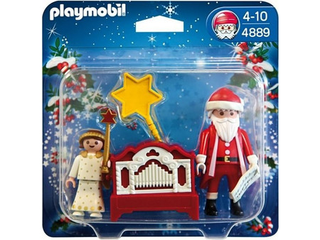 Playmobil Christmas Άγιος Βασίλης & Αγγελάκι για 4-10 Ετών 4889