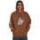 Volcom Chrissie Abbott French Ανδρικό Φούτερ με Κουκούλα & Τσέπες Καφέ A4132208-MOC